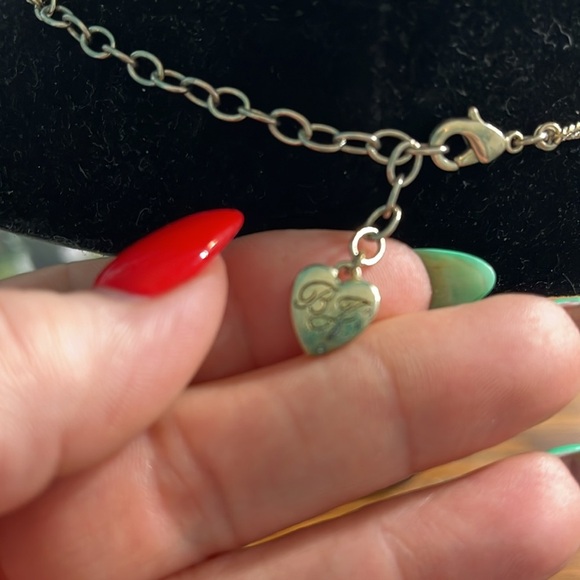 Betsey Johnson Tiered Necklace Leopard Pearls Rose Charms Lobster Clasp 3 Tiers - Picture 6 of 6